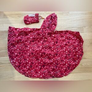 EUC Reusable Star Pattern (Red, Navy, White) Kids Raincoat